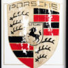 Porsche tableau copie Mod/001 - The Worn Gold Porsche's Emblem