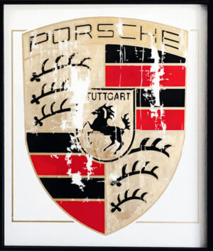 Mod/001 - The Worn Gold Porsche's Emblem