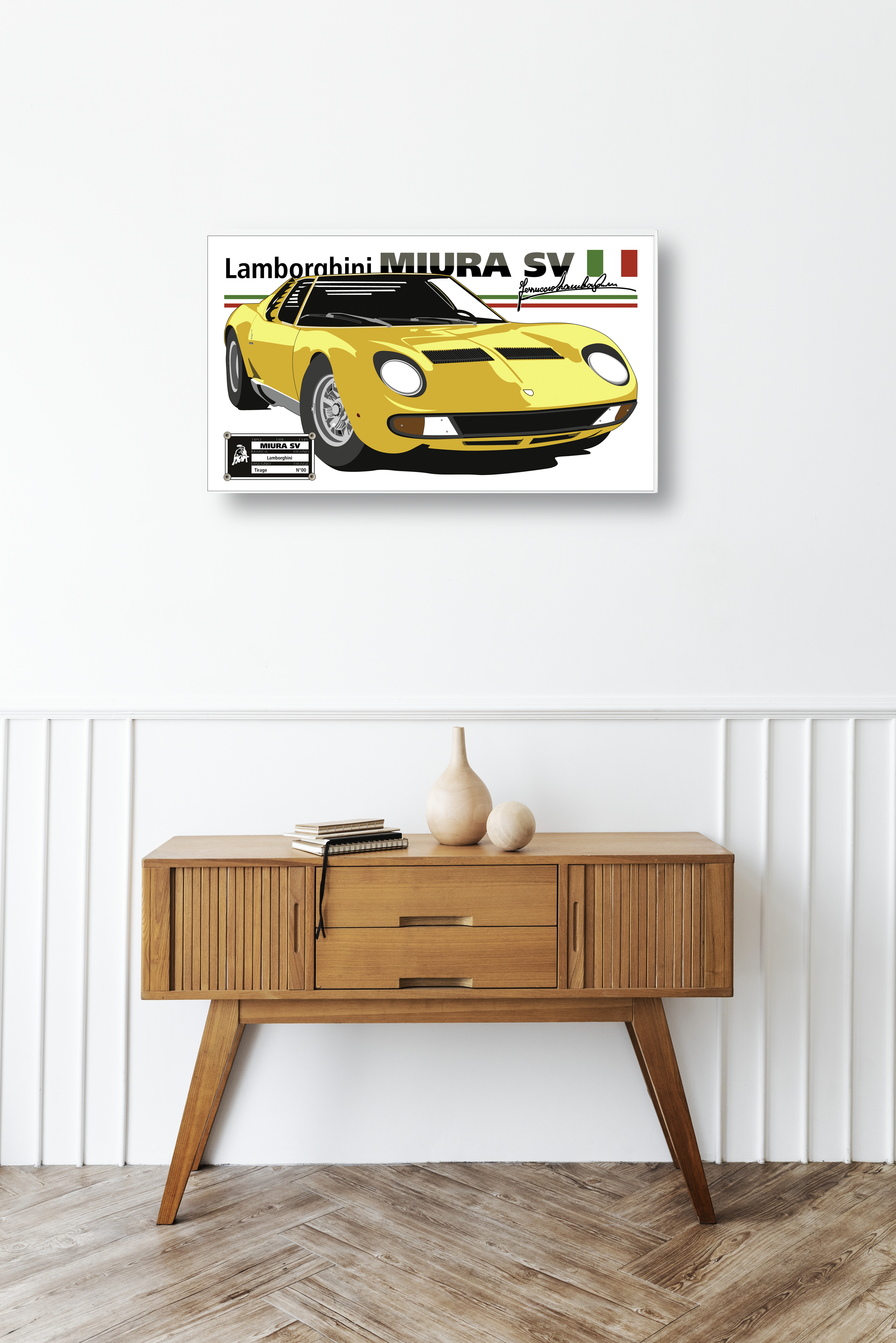 Présentation modèle - 039 - Lamborghini - Miura SV copie Lamborghini Miura SV