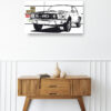 Wooden sideboard table with books and a vase Mod/026 - Ford Mustang Fastback (de 1967)
