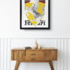 Wooden sideboard table with books and a vase Mod/003 - Cavalino Rampante Argento & Palladio