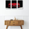 Wooden sideboard table with books and a vase Mod/035 - Ferrari 458 Speciale Aperta - Triptyque