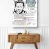 Wooden sideboard table with books and a vase Mod/036 - Licence Pilote Steeve Mc Queen